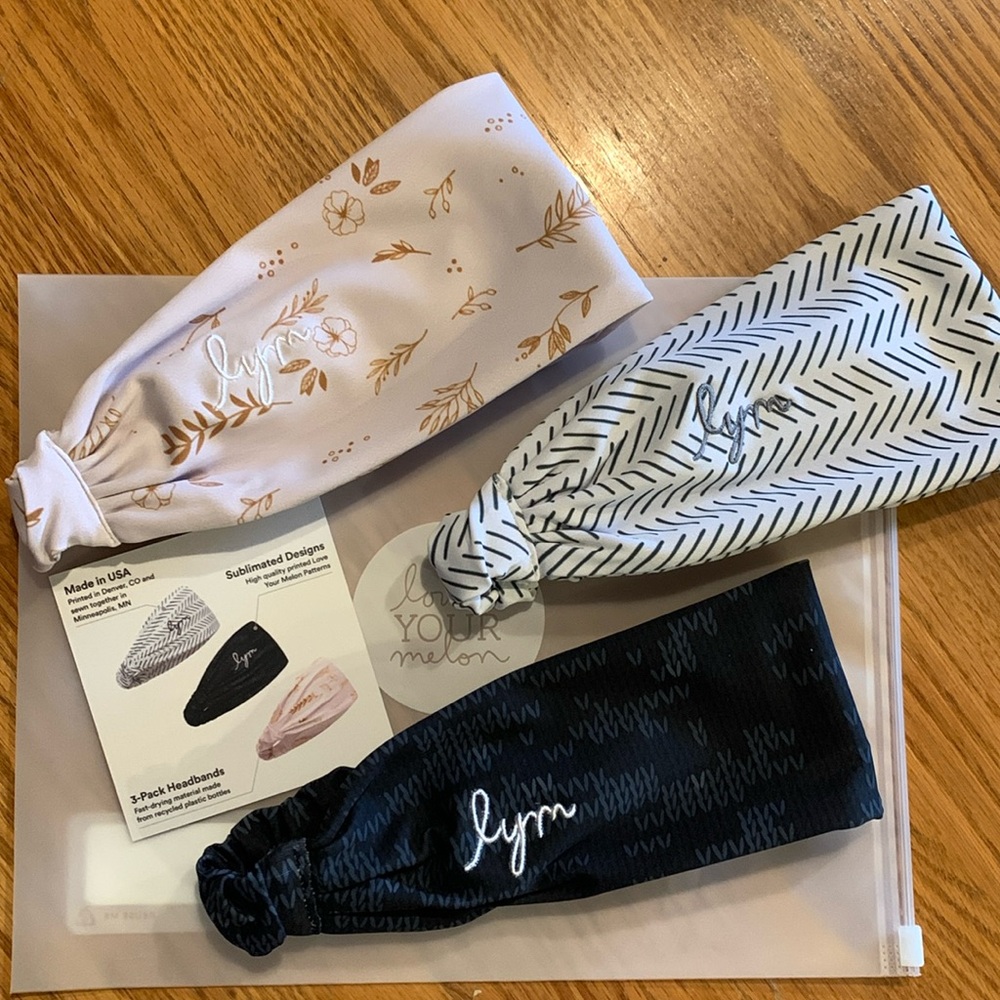 NWT Love Your Melon headbands. 3 headbands. NEW!! Very cute!!